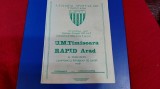 Program UM Timisoara - Rapid Arad