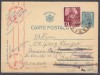 ROMANIA 1939 CP 106 REGELE CAROL II CARTE POSTALA FRANCATE CIRCULATA CAREI-BERLIN 1940 CENZURAT
