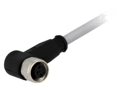 Conector M8 3-PIN 90&amp;deg; cu Cablu 5m PVC foto