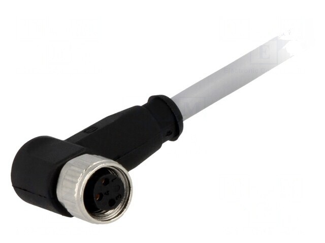 Conector M8 3-PIN 90&deg; cu Cablu 5m PVC