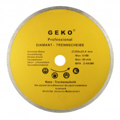 Disc diamantat cu profil continuu 250x25,4mm, Geko G00248