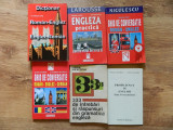 Lot curs limba engleza , ghid conversatie , dictionar , exercitii , 6 carti