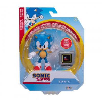 Sonic - Figurina articulata 10 cm, S12, Classic Sonic foto