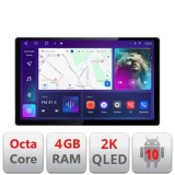 Navigatie dedicata Skoda Rapid Seat Toledo 2013 si Edonav ecran 13&quot; 2K 8 si 128 Android Waze USB Navigatie 4G 360 Toslink Youtube Radio KIT-rapid si E