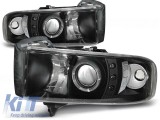 Kit de faruri de tuning cu ochi de &icirc;nger halogeni, potrivit pentru Dodge RAM 1994-2001, stanga si dreapta Performance AutoTuning