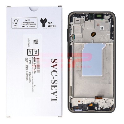LCD+Touchscreen cu Rama Samsung Galaxy A26 5G / A266 BLACK Original Service Pack foto
