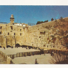FA3 - Carte Postala - ISRAEL - Jerusalem, Western Hall, necirculat