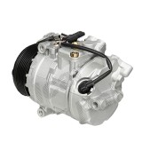 Compresor aer conditionat BMW Seria 5 F10/F11, 2010-2017, motorizare 525d/530d/535d; 3.0 d, diesel, rola curea 110 mm, 7 caneluri, de tip Denso: 7SBU