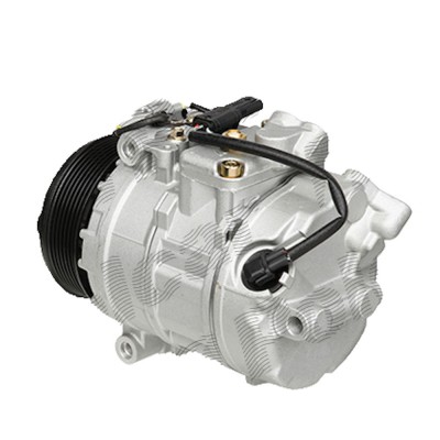 Compresor aer conditionat BMW Seria 5 F10/F11, 2010-2017, motorizare 525d/530d/535d; 3.0 d, diesel, rola curea 110 mm, 7 caneluri, de tip Denso: 7SBU foto