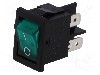 Intrerupator OFF-ON, 2 pozitii, DPST, BULGIN - H8553VBBG3076W