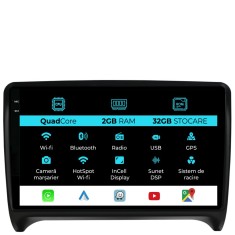 Navigatie Dedicata Audi TT (2006-2014), 9Inch, 2Gb Ram, 32Gb Stocare, Carplay