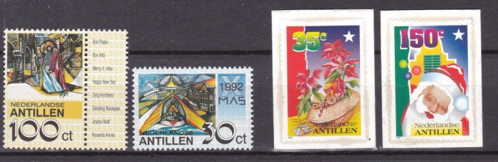 Antile 1992 / 1996 Craciun MI 766-67/882-83 MNH