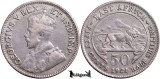 1921, 50 Cents - George al V-lea - Africa de Est Britanică | KM 20