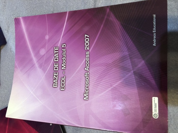 Baze de date, ECDL modul 5