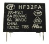 Releu electromagnetic HF32FA 005-HSL1, 5V DC, 5A, SPST-NO, miniatural, montaj THT