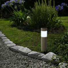 Lampă solară LED &amp;ndash; imitație de piatră foto