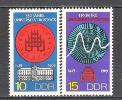 D.D.R.1969 550 ani Universitatea Rostock SD.276 foto