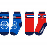 Set 2 perechi sosete pentru copii Spiderman