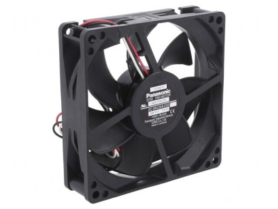 Ventilator axial 24V 92mm 76.8m3/h 29dBA cu bilă foto
