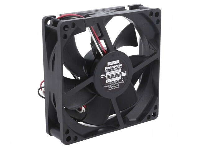Ventilator axial 24V 92mm 76.8m3/h 29dBA cu bilă