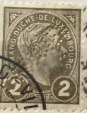 Timbre Interbelica TMB1RAR 2 cent LUXENBURG