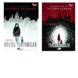 Pachet Victoria Schwab (2 carti): 1. Orasul fantomelor. O fata bantuita, o aventura ca nicio alta; 2. Tunelul oaselor - Bogdan Hrib, Victoria Schwab