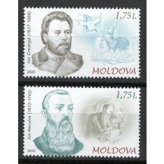 Moldova 2022 Mi 1184/85 MNH - Personalități: Ion Creanga, Ion Neculce