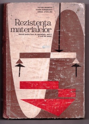 rezistenta materialelor manual licee anul ii cartonata de drobota dorobantu atanasiu foto