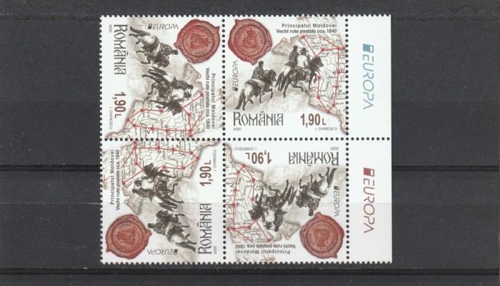 Romania ,CEPT 2020, val 1,9 Tb,Tb ,nr lista 2280.