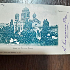 Carte Postala, Biserica Domnita Balasa, Bucuresti, circulata