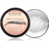 Eveline Cosmetics Brow &amp; Go! săpun de styling pentru spr&acirc;ncene culoare Transparent 25 g