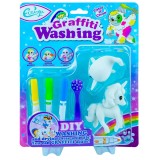 Set creativ, Animalute care pot fi desenate si spalate, 2 buc/set, China