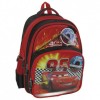 Ghiozdan Disney Cars Top Speed, 4 Compartimente, Multicolor, Baieti, Rosu, 27x37x16 cm