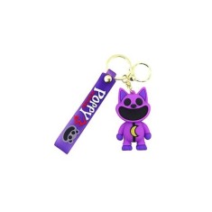 Figurină breloc Smiling Critters, CatNap, violet, 8 cm