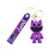 Figurină breloc Smiling Critters, CatNap, violet, 8 cm