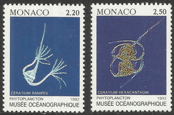 C5083 - Monaco 1992 - Muzeul oceanigrafic 2v. neuzat,perfecta stare