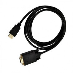 Cablu convertor HDMI tata Full HD 1080p la VGA tata 1,5 m foto