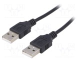 Cablu USB 2.0 AKYGA A-A nichelat 1,8m