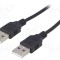 Cablu USB 2.0 AKYGA A-A nichelat 1,8m