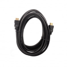 Cablu HDMI - HDMI, 5m, Nemo, placat cu Aur, Negru foto