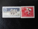 DDR-SPORT,CICLISM-SERIE COMPLETA-NESTAMPILATE, Nestampilat