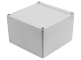 Carcasă universală gri IP66, dimensiuni 140mm x 140mm x 90mm