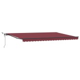 Cumpara ieftin Copertina electrica cu LED si senzor 5 x 3 m Burgundy
