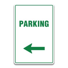 PARKING LEFT SIGN foto