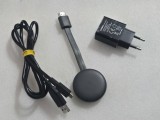 Chromecast Google 3 (Generatia 3), Full HD 1080p, Media Streamer, Negru