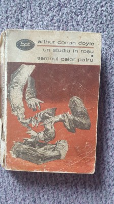 UN STUDIU IN ROSU. SEMNUL CELOR PATRU-ARTHUR CONAN DOYLE, 1973 BPT foto