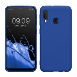 Husa Kwmobile pentru Samsung Galaxy A20e, Albastru, Silicon, KWM0000102J030C, Carcasa