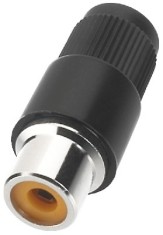 Conector RCA cablu Monacor T-702G/SW foto