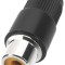 Conector RCA cablu Monacor T-702G/SW
