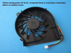 Cooler fan ventilator laptop HP Pavilion G6-1013eq nou cu optiune de montaj foto